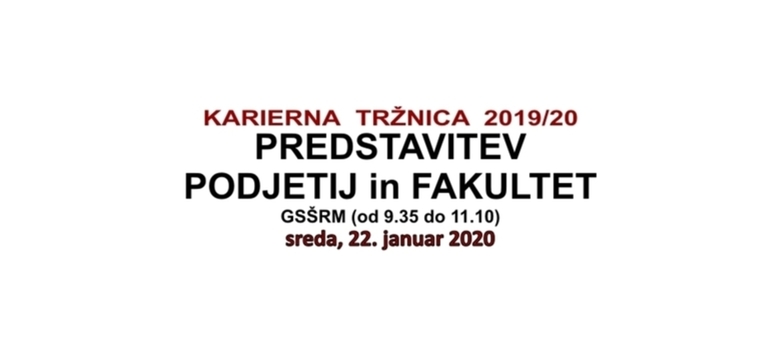 Karierna tržnica 2019/20