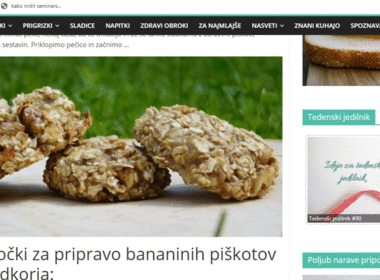 Simbolična fotografija za članek z naslovom: Zdravo sladkanje v času virusa