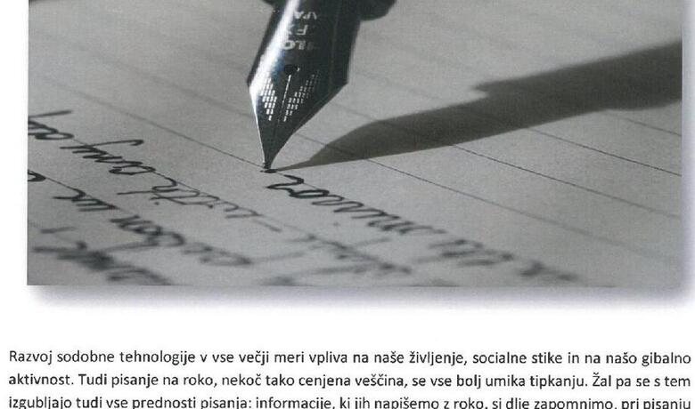 Teden pisanja z roko
