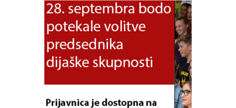 28. sept. 2021 bodo volitve za predsednika/co dijaške skupnosti
