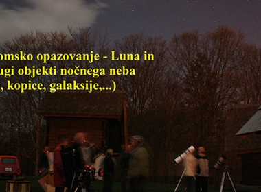 Simbolična fotografija za članek z naslovom: Javno astronomsko opazovanje na Zapricah, 9.marec 2022