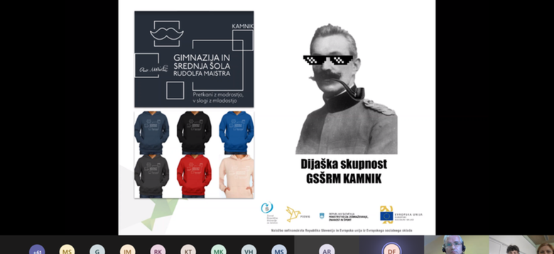 Podjetna dijaška skupnost in podjetno pri pouku zgodovine