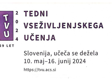 Simbolična fotografija za članek z naslovom: Tedni vseživljenjskega učenja (TVU) 