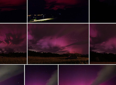 Simbolična fotografija za članek z naslovom: Polarni sij nad kamniškim nebom