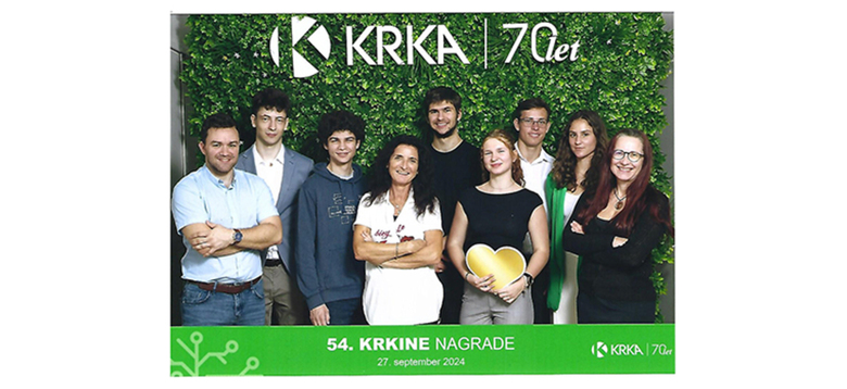 Osvojili prestižno Krkino nagrado in priznanje