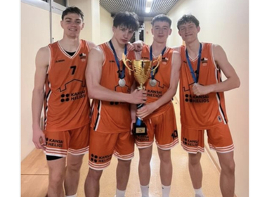 Simbolična fotografija za članek z naslovom: Vice prvaki v košarki v kategoriji MU18 