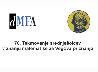 Simbolična naslovna fotografija za novico z naslovom: Uspeh na državnem tekmovanju v znanju matematike za Vegova priznanja