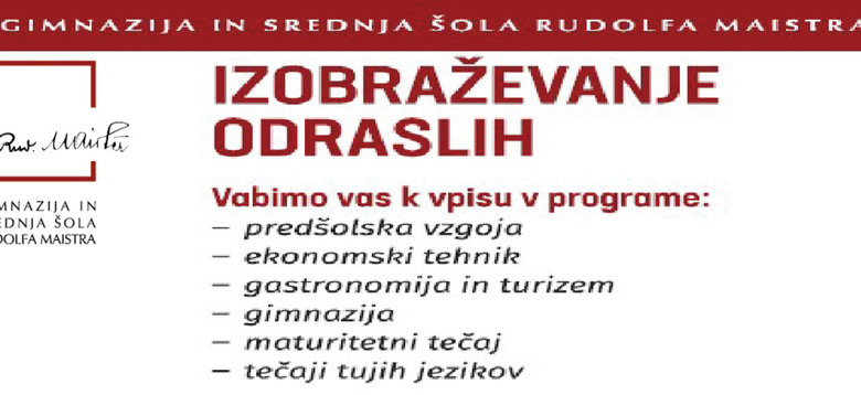 Izobraževanje odraslih vabi k vpisu