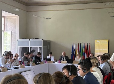 Naključna fotografija iz galerije YPAC-Predstavitev postulatov na Stalnem odboru Alpske konvencije