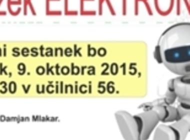Simbolična fotografija za članek z naslovom: Krožek ELEKTRONIKE