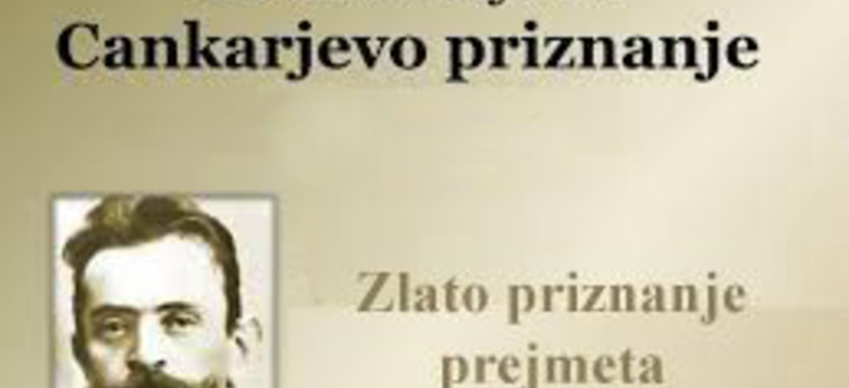 ZLATI CANKARJEVI PRIZNANJI