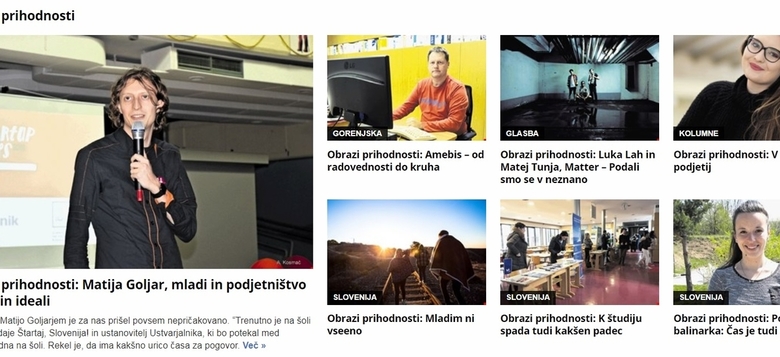 Mi smo obrazi prihodnosti